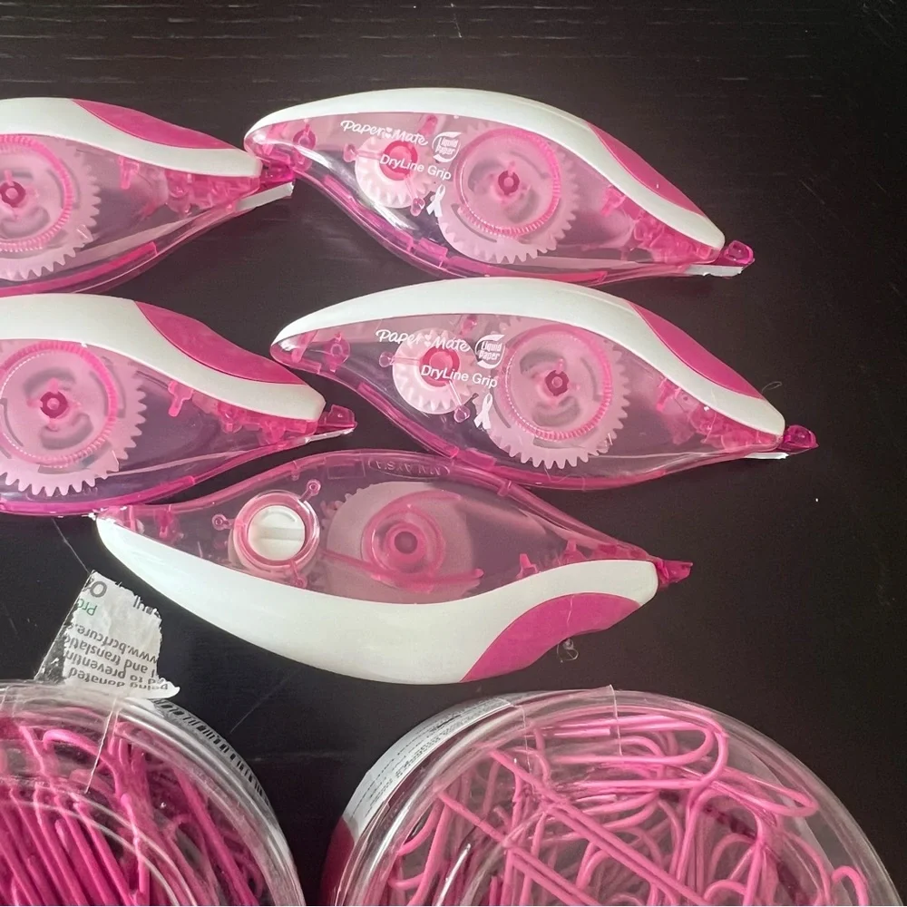 Pink Office Supply Set